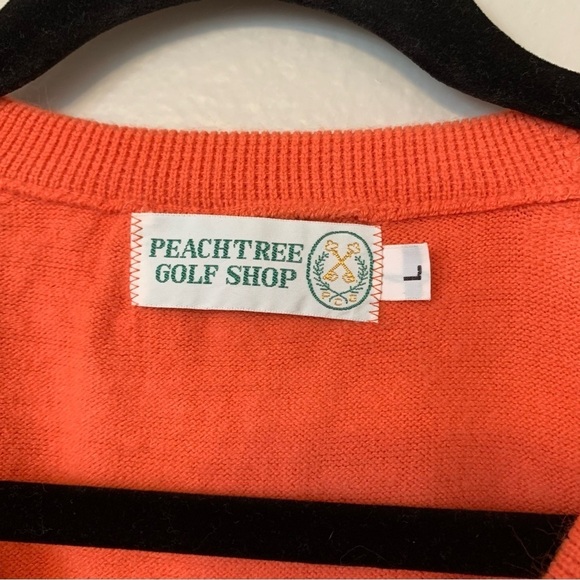 Vintage Golf Embroidered V-Neck Pullover Sweater - Picture 6 of 7